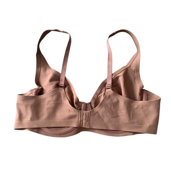 Soma Womens Tan Essentials Unlined Scoop Balconette Bra 40C Comfort Lounge - Picture 4 of 8